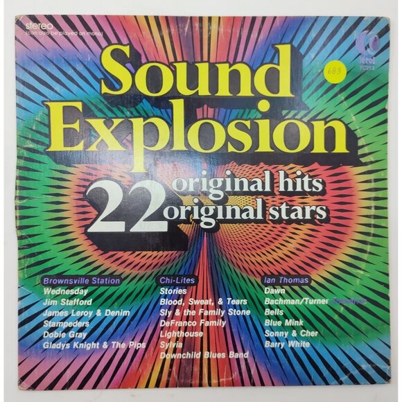 Sound Explosion (1973) Vinyl LP – 22 Original Hits & Stars Pop Rock - Picture 1 of 8